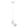 Paulmann 79767 - 1xE27/15W Lampadario a sospensione con cavo LAVEA 230V bianco