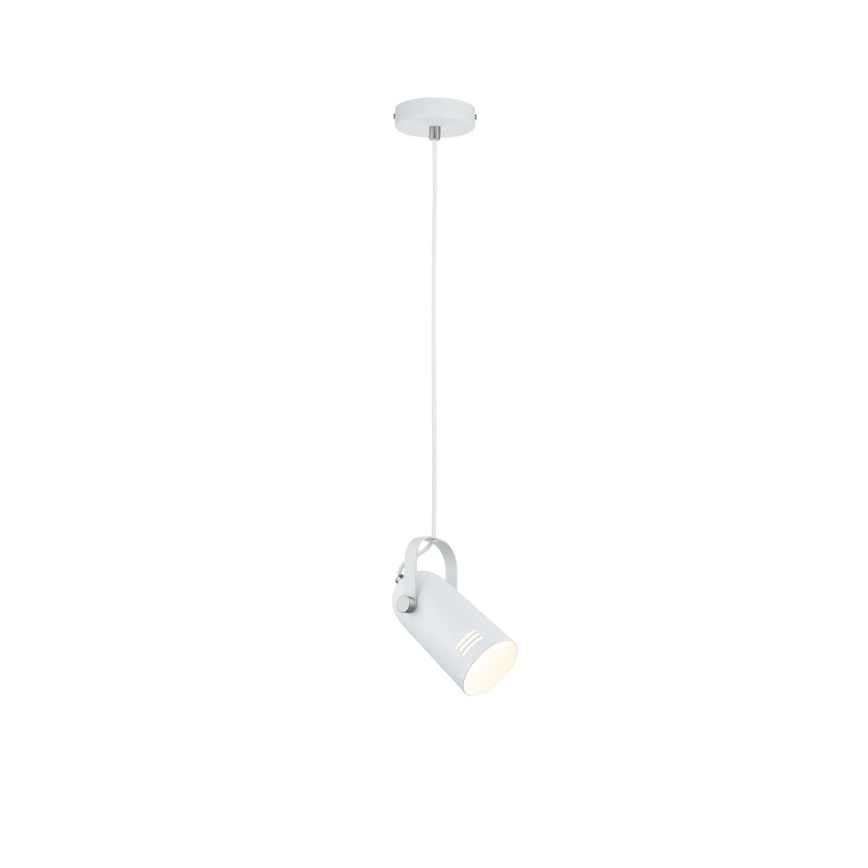 Paulmann 79767 - 1xE27/15W Lampadario a sospensione con cavo LAVEA 230V bianco