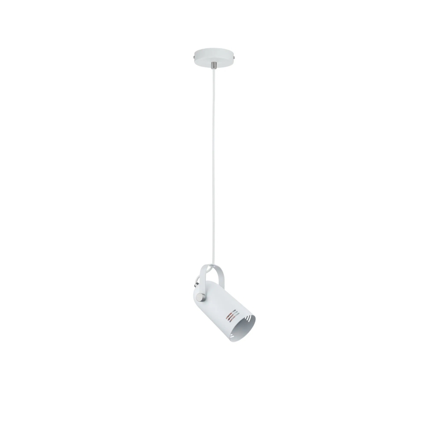 Paulmann 79767 - 1xE27/15W Lampadario a sospensione con cavo LAVEA 230V bianco