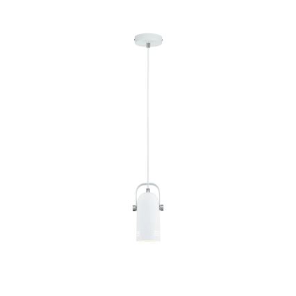 Paulmann 79767 - 1xE27/15W Lampadario a sospensione con cavo LAVEA 230V bianco