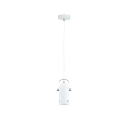 Paulmann 79767 - 1xE27/15W Lampadario a sospensione con cavo LAVEA 230V bianco