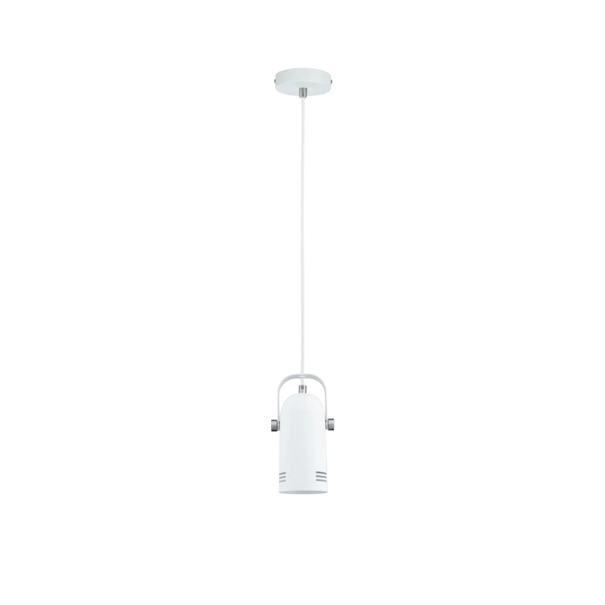 Paulmann 79767 - 1xE27/15W Lampadario a sospensione con cavo LAVEA 230V bianco