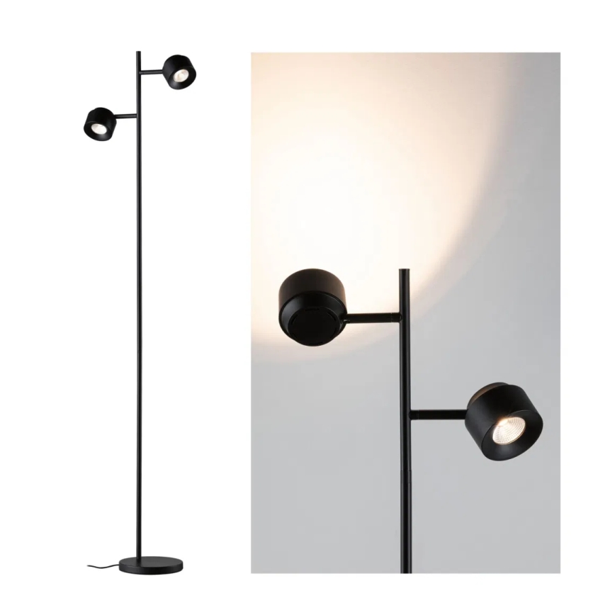 Paulmann 79775 - 2xLED/3W Lampada da terra con dimmer PURIK PANE 230V