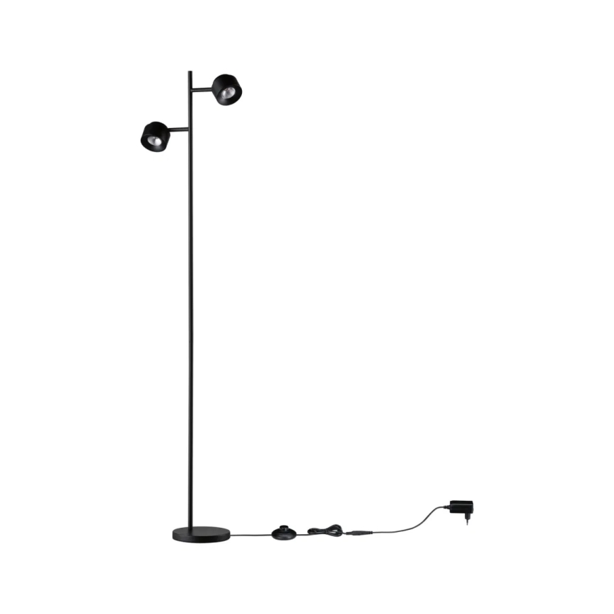 Paulmann 79775 - 2xLED/3W Lampada da terra con dimmer PURIK PANE 230V