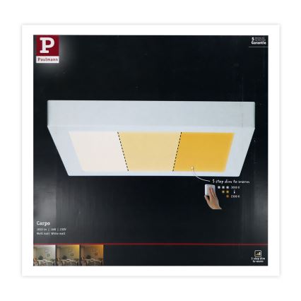 Paulmann 79801 - Plafoniera LED/13W CARPO 230V 2300/2500/3000K