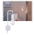 Paulmann 79811 - 1xE27/40W Applique CALVANI 230V bianca