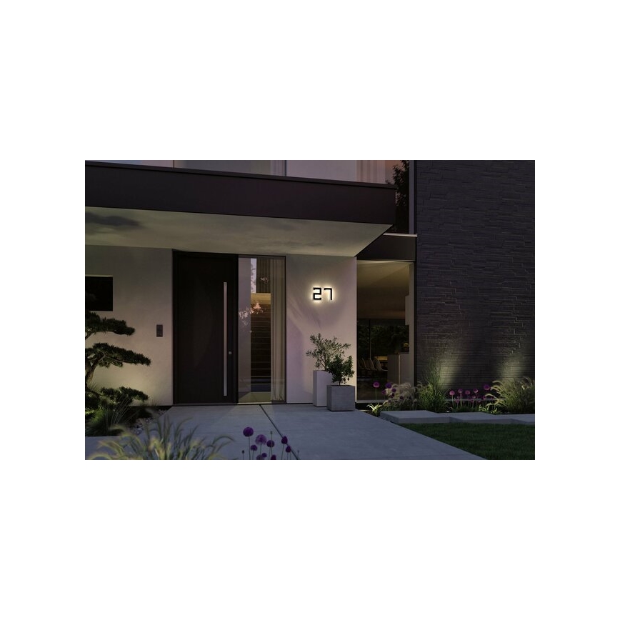 Paulmann 79842 - LED/0,2W IP44 Numero civico solare 1,2V 1500 mAh