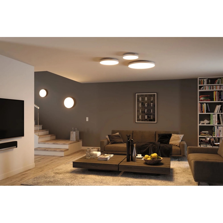 Paulmann 79894 - LED/38W Plafoniera VELORA 230V 3000/4000/6500K Ø 60 cm bianco
