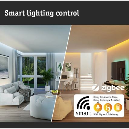 Paulmann 79895-LED/22W Plafoniera con dimmer SMART VELORA 230V 2700-6500K