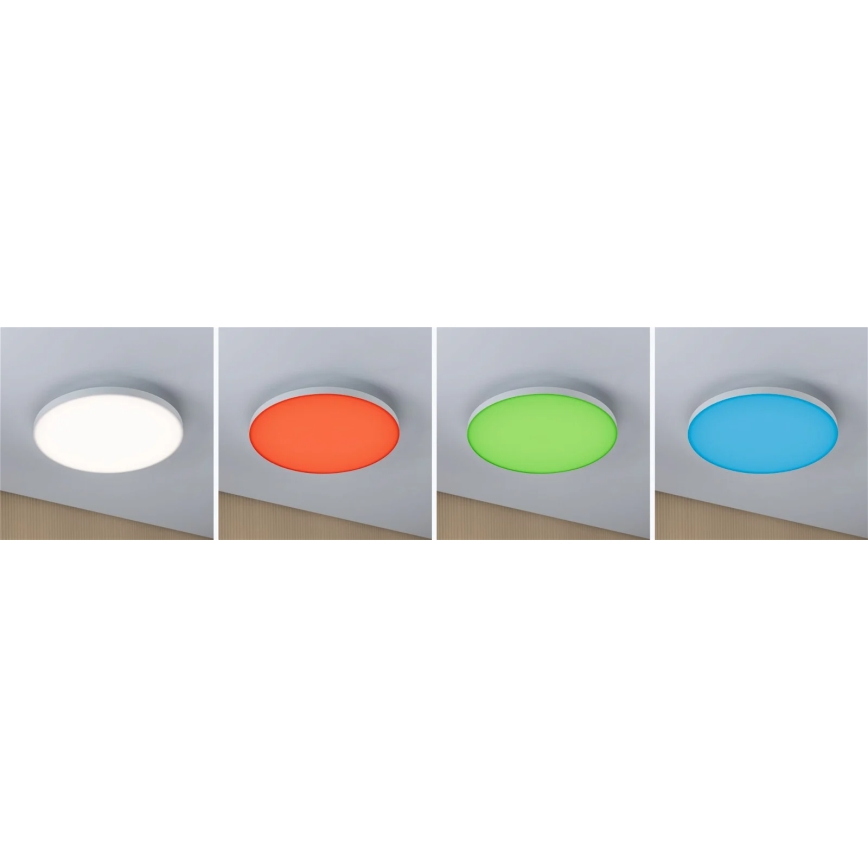 Paulmann 79897 - LED RGBW/22W Plafoniera con dimmer SMART VELORA 230V