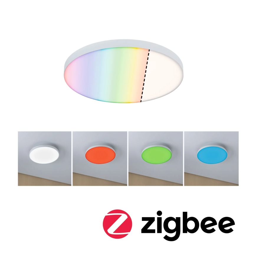 Paulmann 79899 - Lampada da soffitto dimmerabile LED RGBW/16,5W SMART VELORA 230V