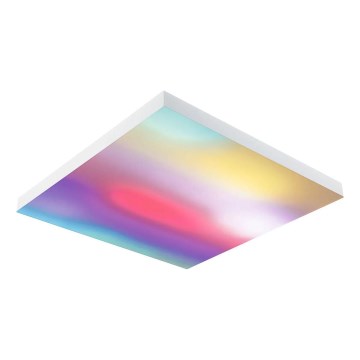 Paulmann 79910 - LED/31W RGBW plafoniera dimmerabile LORIA 230V 3000-6500K 59,5x59,5 cm bianco + telecomando