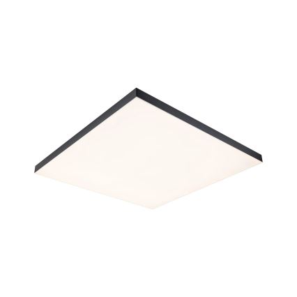 Paulmann 79913 - Plafoniera dimmerabile LED/31W RGBW LORIA 230V 3000-6500K 59,5x59,5 cm nera + telecomando