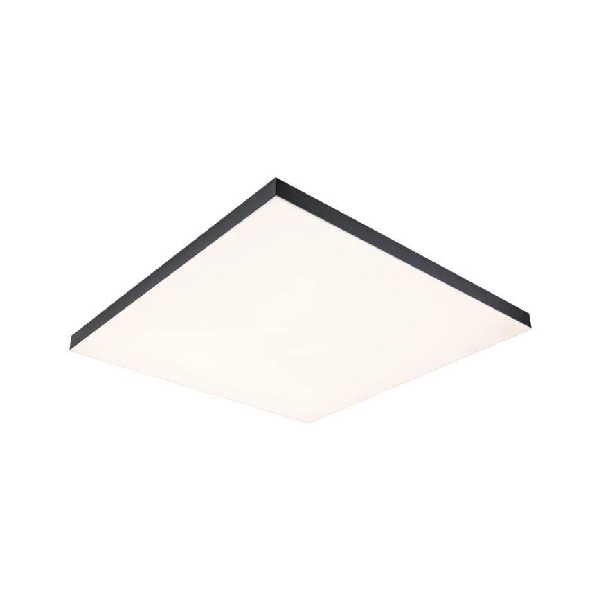 Paulmann 79913 - Plafoniera dimmerabile LED/31W RGBW LORIA 230V 3000-6500K 59,5x59,5 cm nera + telecomando