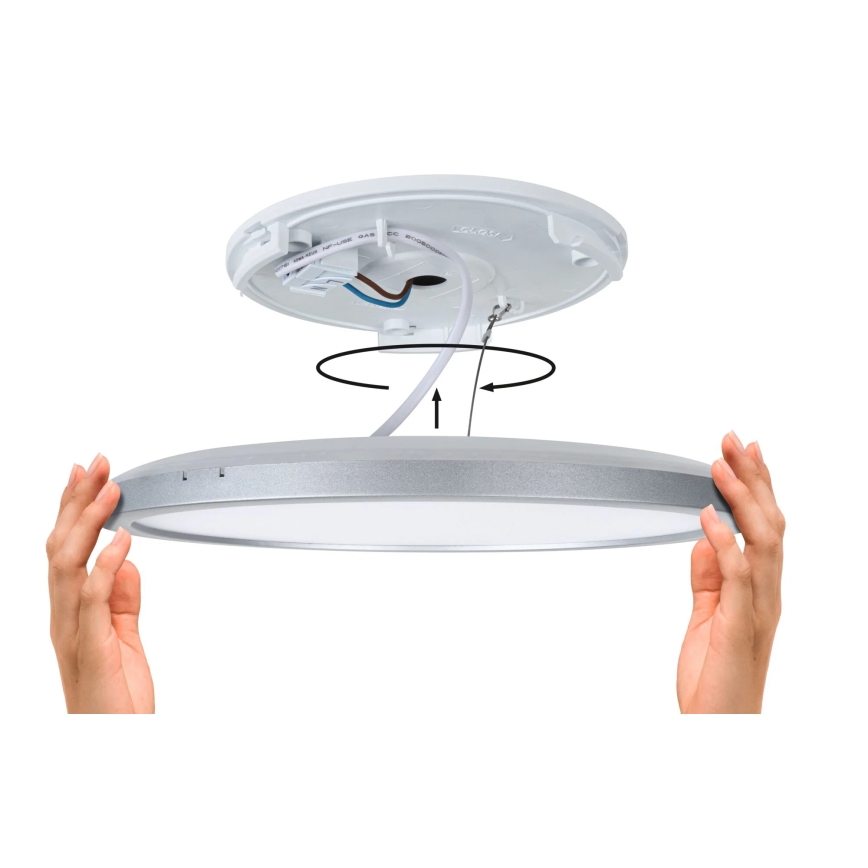Paulmann 79920 - LED/11,2W Pannello dimmerabile ATRIA 230V 3000K 19x19 cm nero