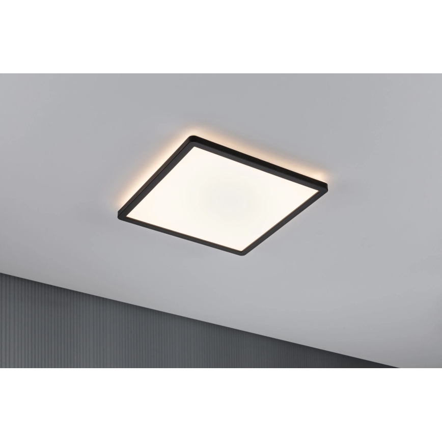 Paulmann 79921 - Pannello LED dimmerabile 16W ATRIA 230V 3000K 29,3x29,3 cm, nero