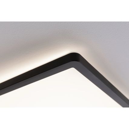 Paulmann 79921 - Pannello LED dimmerabile 16W ATRIA 230V 3000K 29,3x29,3 cm, nero