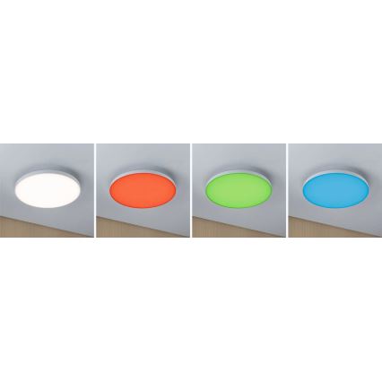 Paulmann 79929 - Plafoniera dimmerabile LED 22W RGBW LORIA 230V Ø 40 cm bianca