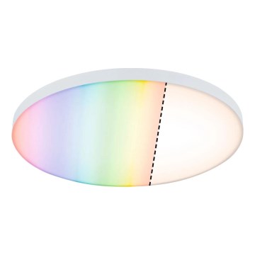 Paulmann 79929 - Plafoniera dimmerabile LED 22W RGBW LORIA 230V Ø 40 cm bianca