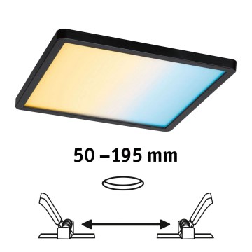 Paulmann 79967 - LED/16W IP44 Lampada da incasso dimmerabile per bagno AREO 230V 23x23 cm nera