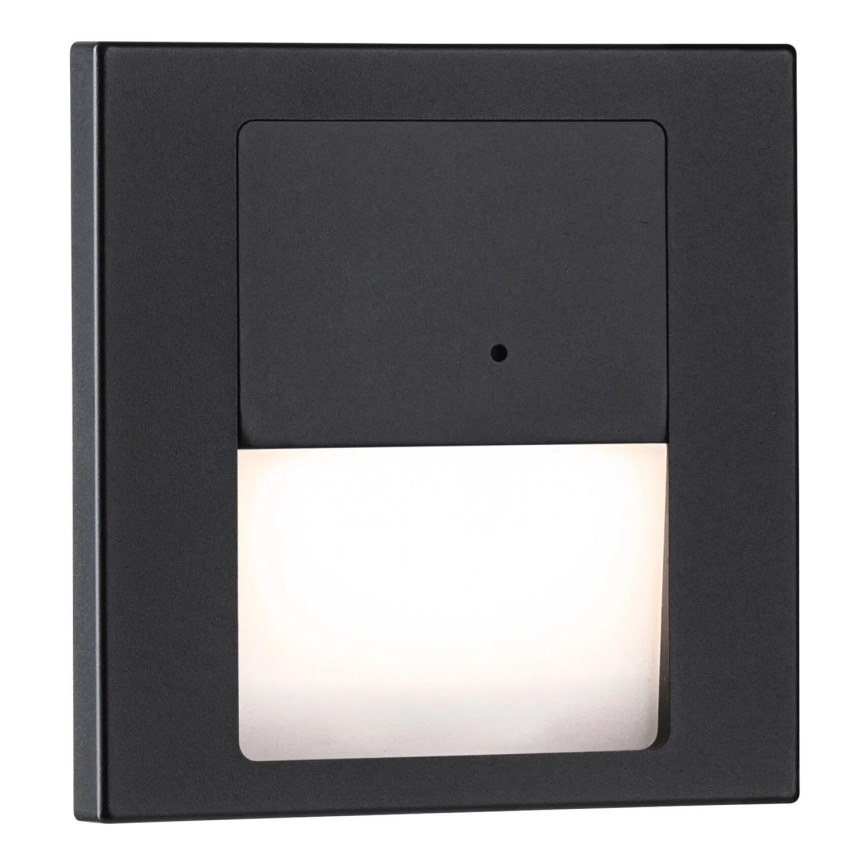Paulmann 80004 - LED/1W Illuminazione scale con sensore TSARO 230V Lead/nero