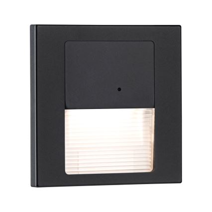 Paulmann 80004 - LED/1W Illuminazione scale con sensore TSARO 230V Lead/nero