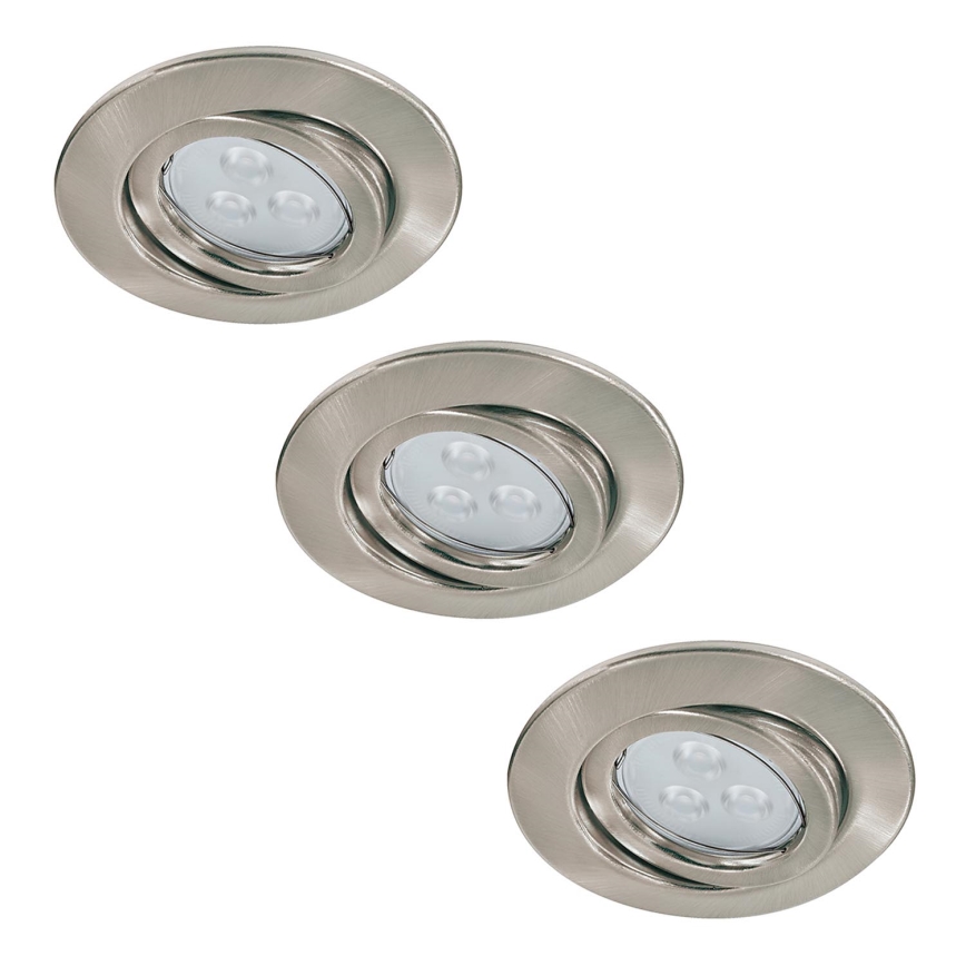 Paulmann 92026 - SET 3xLED-GU10/3,5W Lampada da incasso QUALITY 230V