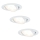 Paulmann 92091 - SET 3x Lampada da incasso LED 3xLED/4,2W/230V