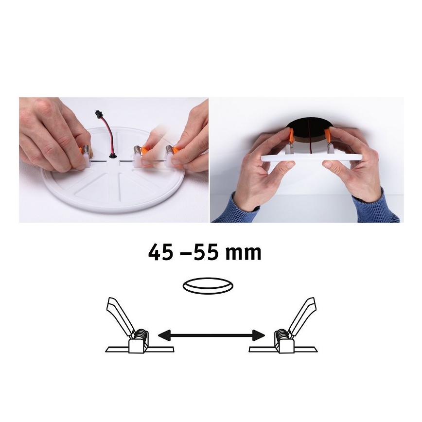 Paulmann 92393 - LED/4,5W IP44 Lampada da incasso per bagno VARIFIT 230V