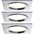 Paulmann 92696 - SET 3xLED/8W Lampada da incasso dimmerabile DICE 230V