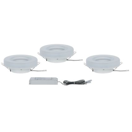 Paulmann 92704 - SET 3xLED/5,5W Lampada da incasso BAGEL 230V