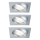 Paulmann 92799 - SET 3x LED/6,8W IP23 Lampada da incasso per bagno COIN 230V