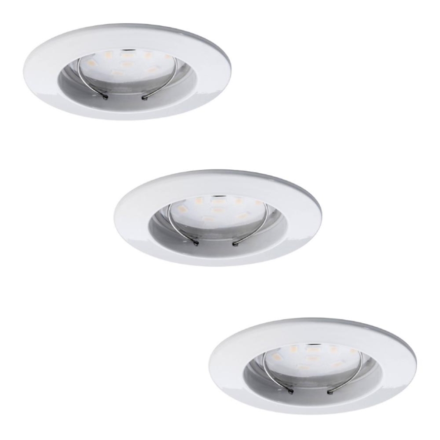 Paulmann 92807 - SET 3xLED/7W Plafoniera a sospensione da bagno dimmerabile COIN 230V IP44