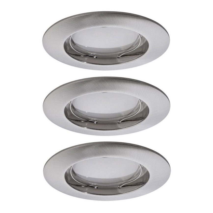 Paulmann 92827 - SET 3xLED/7W IP44 Lampada da incasso dimmerabile per bagni COIN 230V