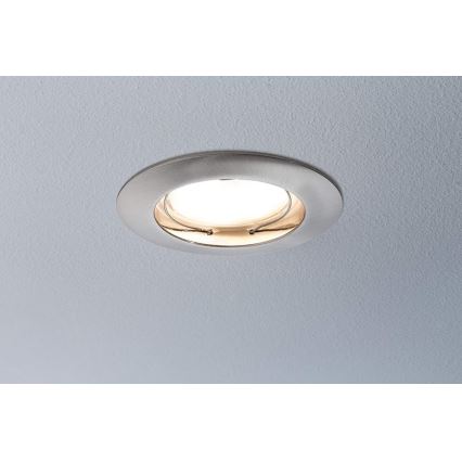 Paulmann 92827 - SET 3xLED/7W IP44 Lampada da incasso dimmerabile per bagni COIN 230V