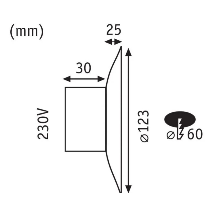 Paulmann 92926 - Lampada LED/2W per scale DECORATIVA 230V