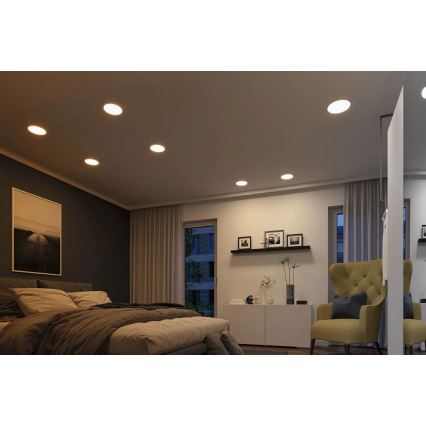 Paulmann 92992 - LED/16W IP44 Faretto da incasso per bagno AREO 230V 2000/3000/4000K Ø 23 cm cromo opaco