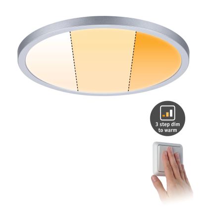 Paulmann 92992 - LED/16W IP44 Faretto da incasso per bagno AREO 230V 2000/3000/4000K Ø 23 cm cromo opaco