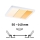 Paulmann 92993 - Lampada LED/13W IP44 da incasso per bagno AREO 230V 2000/3000/4000K 17,5x17,5 cm bianco