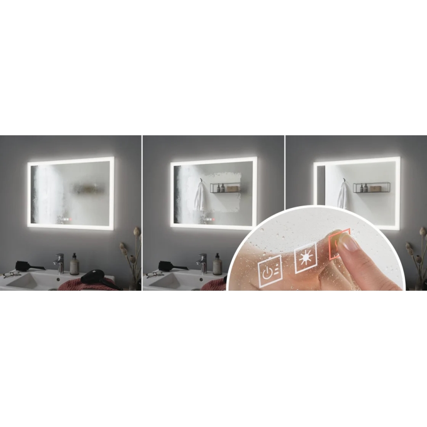 Paulmann 93013 - LED/22W IP44 Dimmerabile bagno riscaldato specchio con un retroilluminazione 230V  2700/4000/6500K