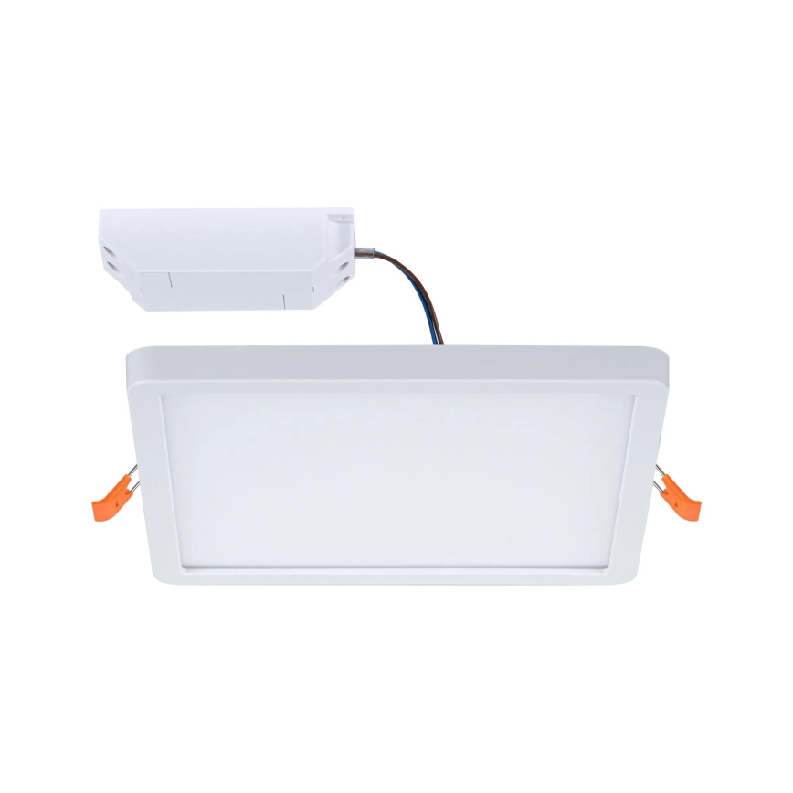 Paulmann 93059 - AREO, lampada LED dimmerabile da incasso per bagno, 13W, IP44, 230V, 17,5x17,5 cm, bianca