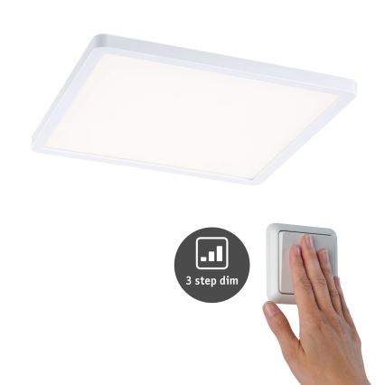Paulmann 93060 - LED/16W IP44 Dimmerabile plafoniera da incasso per bagno AREO 230V 23x23 cm bianca