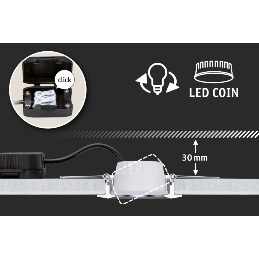 Paulmann 93078 - Modulo LED/6W Dimmerabile NOVA 230V 2700K