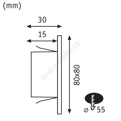 Paulmann 93094 - Lampada LED da 1,2W per scale EDGE 230V