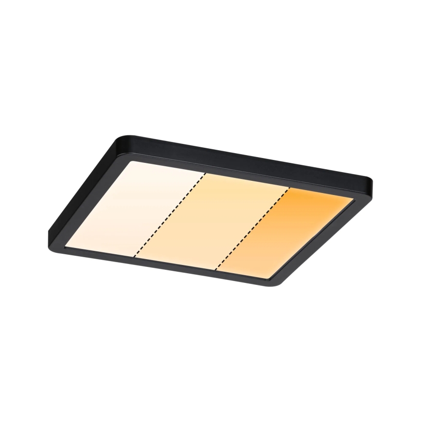 Paulmann 93101 - LED/13W IP44 Lampada da incasso per bagno AREO 230V 2000/3000/4000K 17,5x17,5 cm nero