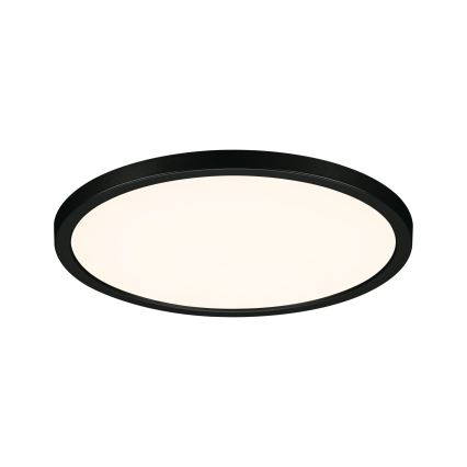 Paulmann 93102 - Faretto LED 16W IP44 dimmerabile per bagno AREO 230V 2000/3000/4000K Ø 23 cm nero