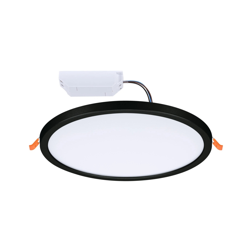 Paulmann 93102 - Faretto LED 16W IP44 dimmerabile per bagno AREO 230V 2000/3000/4000K Ø 23 cm nero