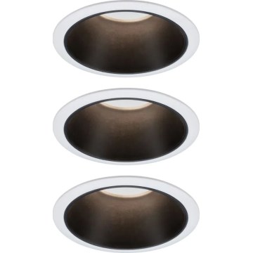 Paulmann 93402 - SET 3xLED/6W IP44 Lampada da incasso dimmerabile per bagni COLE 230V