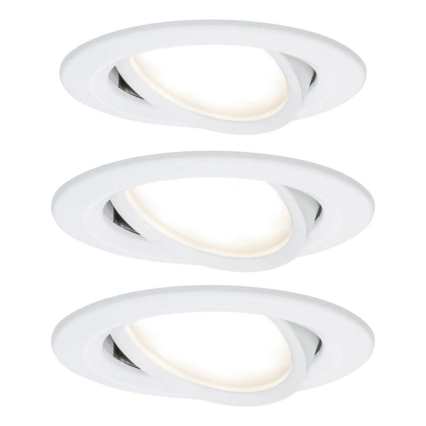 Paulmann 93449 - SET 3xLED/6,5W IP23 Lampada da incasso per bagno NOVA 230V