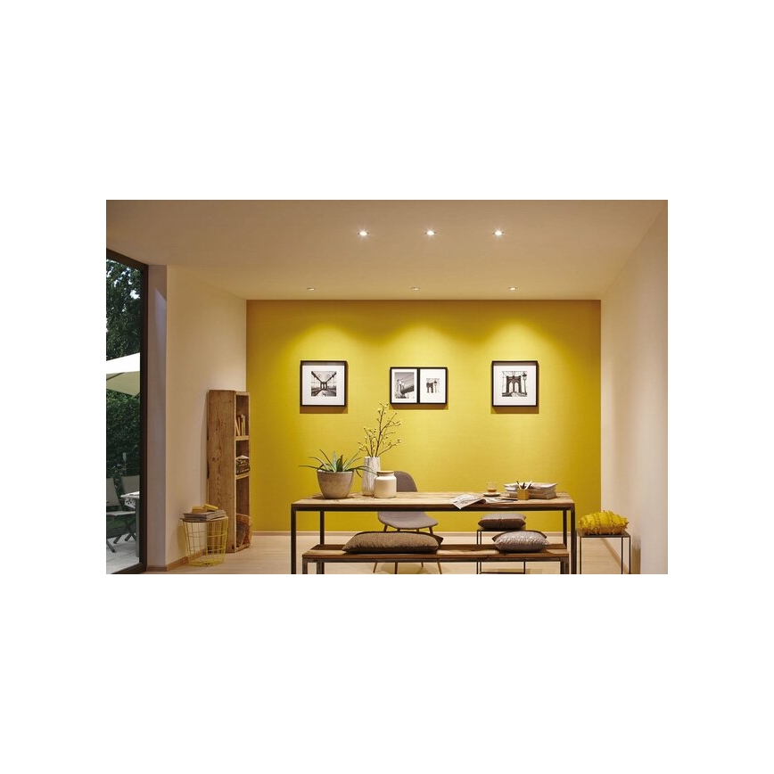 Paulmann 93483 - SET 3xLED/6,5W IP23 Faretto da incasso bagno dimmerabile NOVA 230V